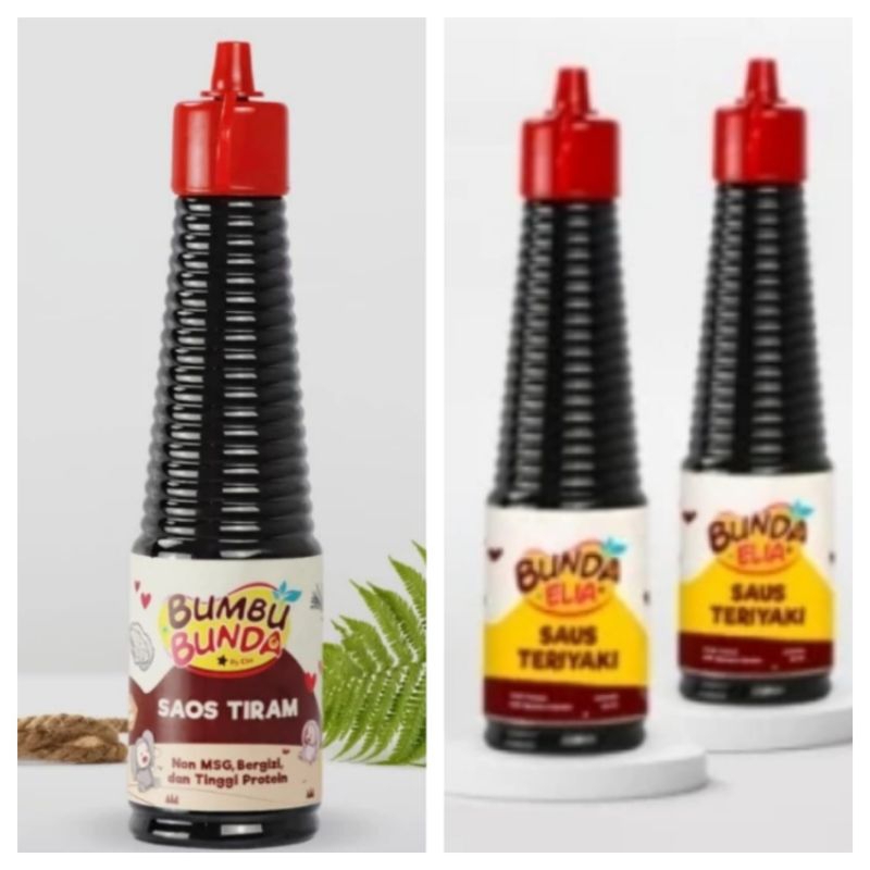 

Saus tiram dan Saus teriyaki Bumbu Bunda Elia