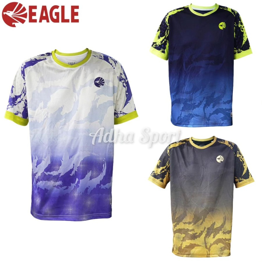 Baju Badminton Eagle Titans Jersey Kaos Badminton Bulutangkis Original Adha Sport