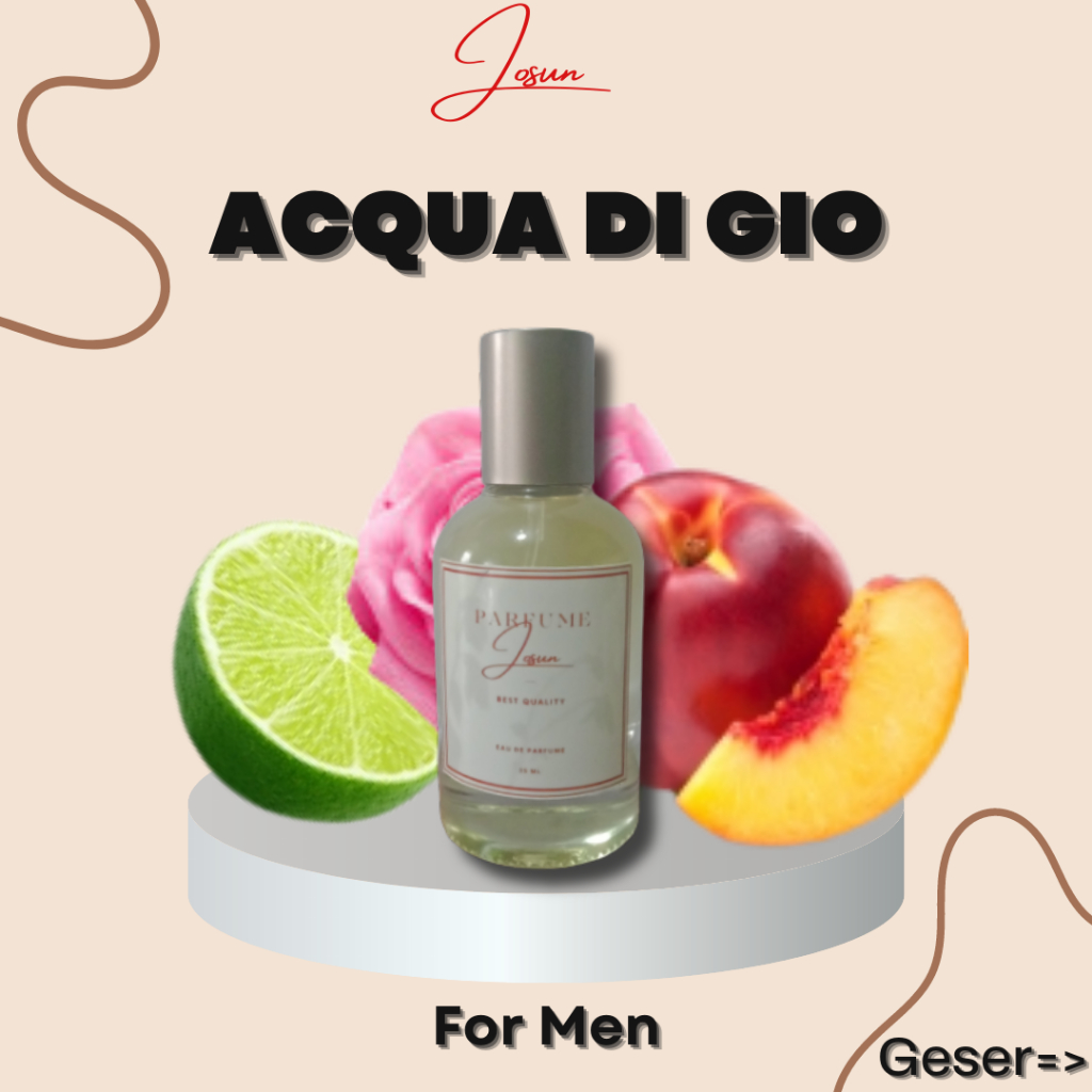 Parfum Pria Inspired By Acqua Di Gio - Josun Parfum Wangi Tahan Lama - Parfum Farfum Pria Parfum Le 