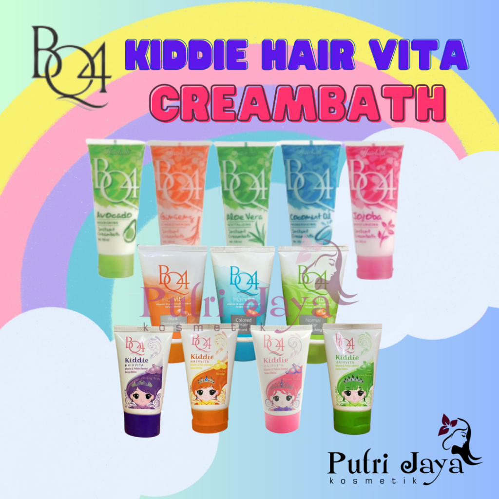 BQ4 Hair Vita | Kiddie Anak-anak | Creambath | Vitamin Rambut