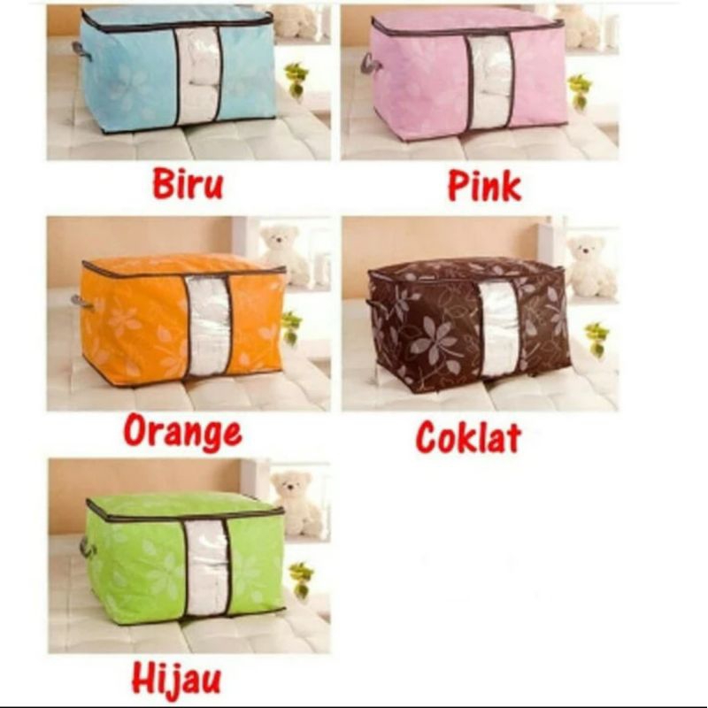 TAS LIPAT BUAT PAKAIAN BAJU KOTAK BOX PENYIMPANAN LIPAT TAS TRAVEL PRAKTIS