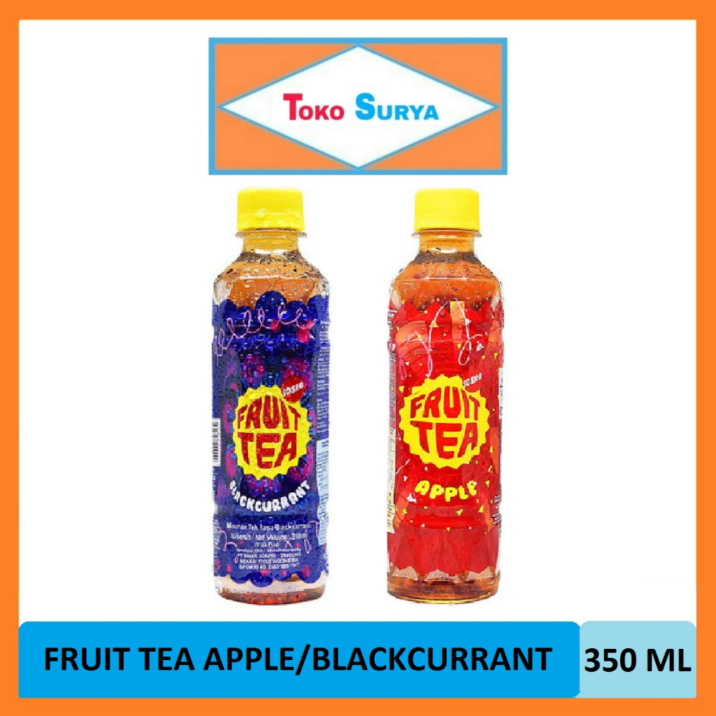 

Fruit Tea Sosro Minuman Teh Rasa Apel/Blackcurrant 350 Ml