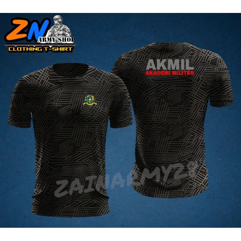 Kaos Jersey Emborse Olahraga AKMIL Akademi Militer / baju Akmil / baju Akademi militer / kaos pria A