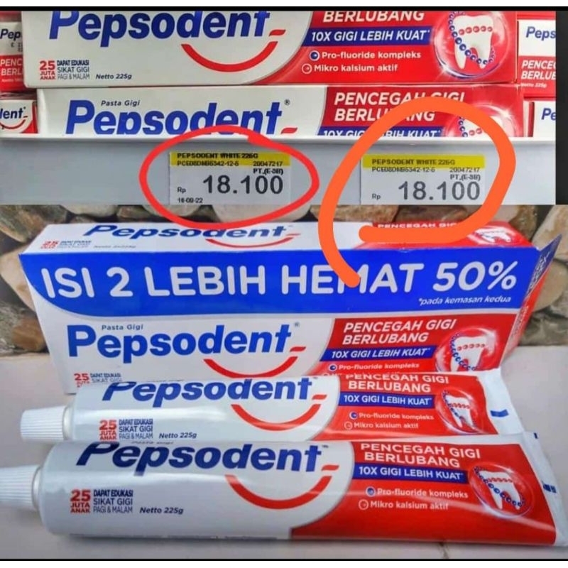 Pepsodent 225gr / pasta gigi pepsodent / Pepsodent