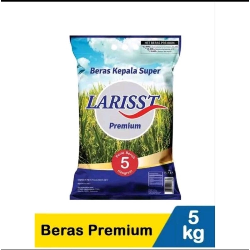 

Larisst Beras Kepala Super 5 Kg