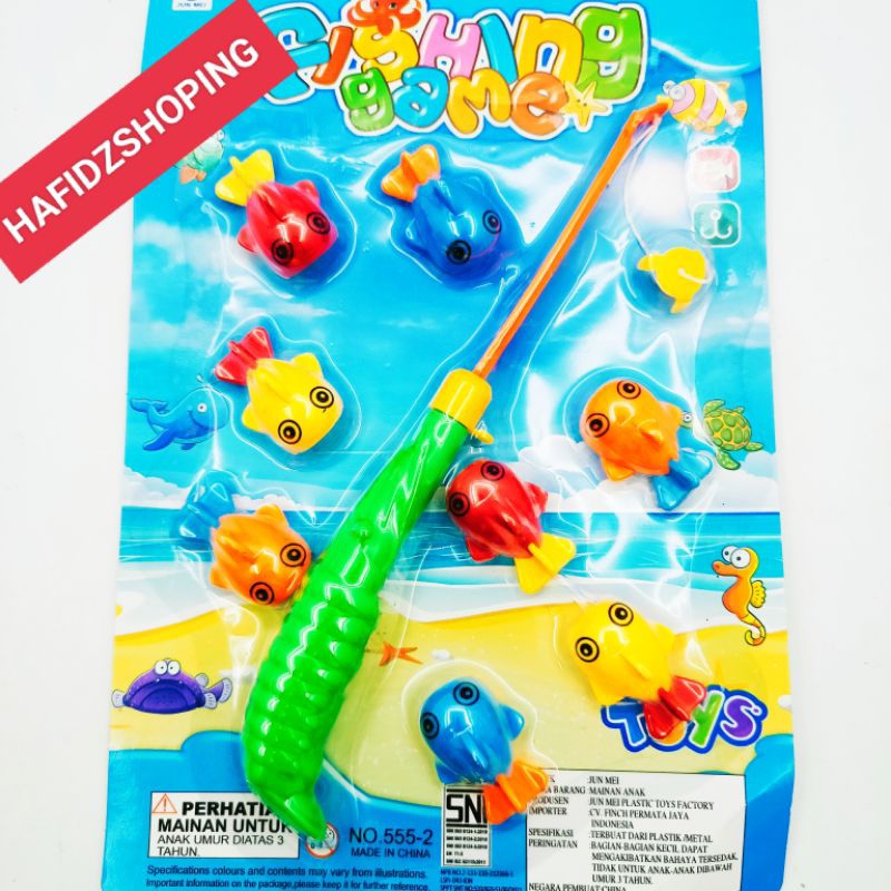 Mainan Pancingan Ikan Magnet / Mancing Mania Murah