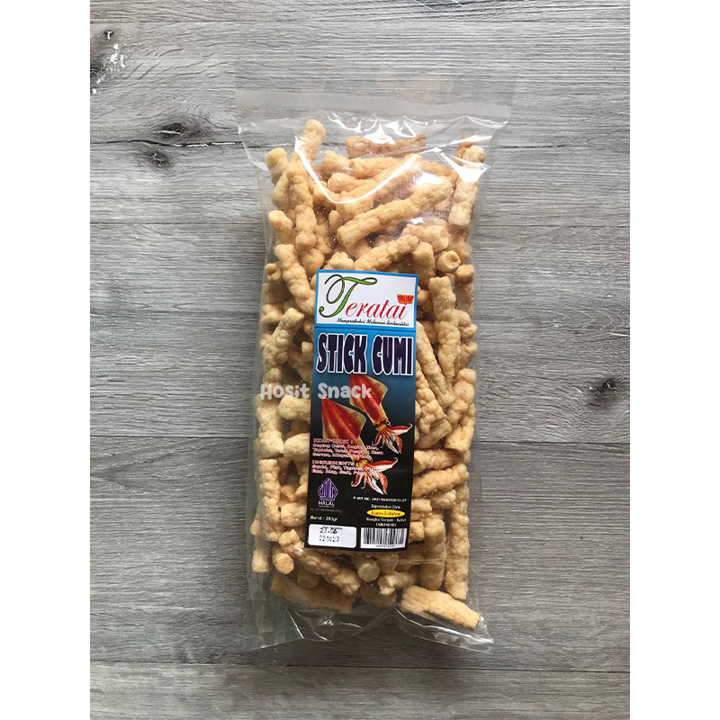 

Kemplang Bangka Goreng Cumi Stick Cap Teratai - Kemplang Krupuk Bangka - Kerupuk Kemplang Asli Bangka