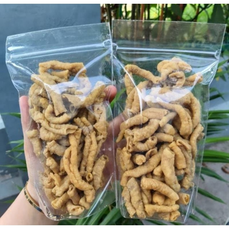 

usus kriuk ori 100gram tambahan saus