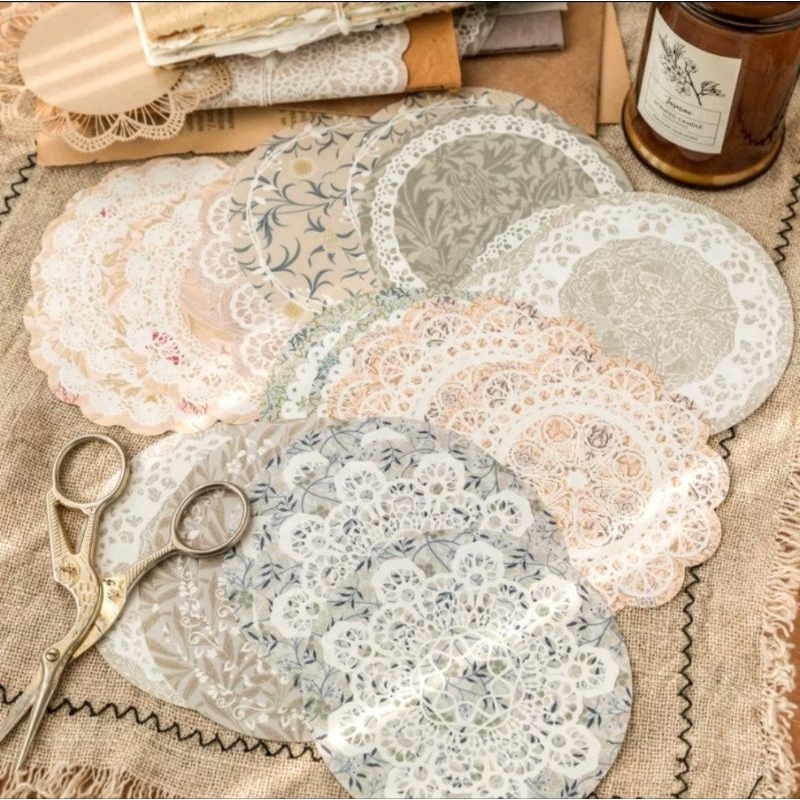 

Kraft paper collection randomly 10 pieces for journaling