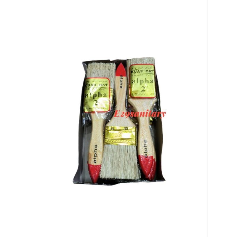 

1" SATULUSIN Kuas 633 Gagang Kayu MURAH 1 inch 12pcs/1Lusin