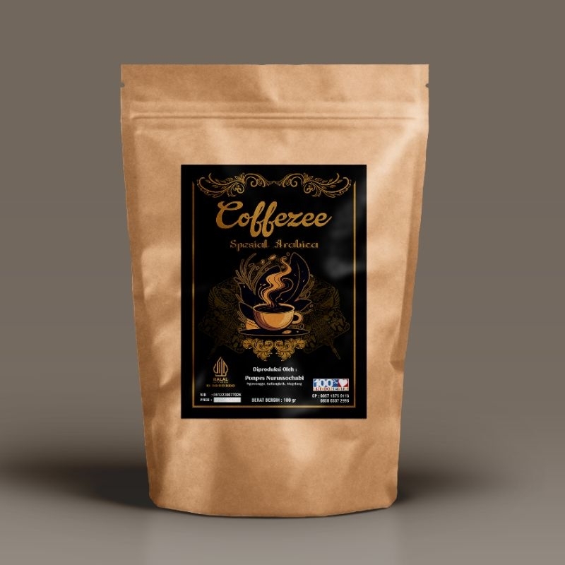 

kopi murni - Coffeezee spesial Arabica - 100gr - kopi Temanggung