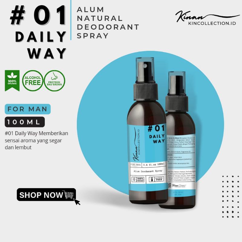 Deodorant Spray Man Daily Way