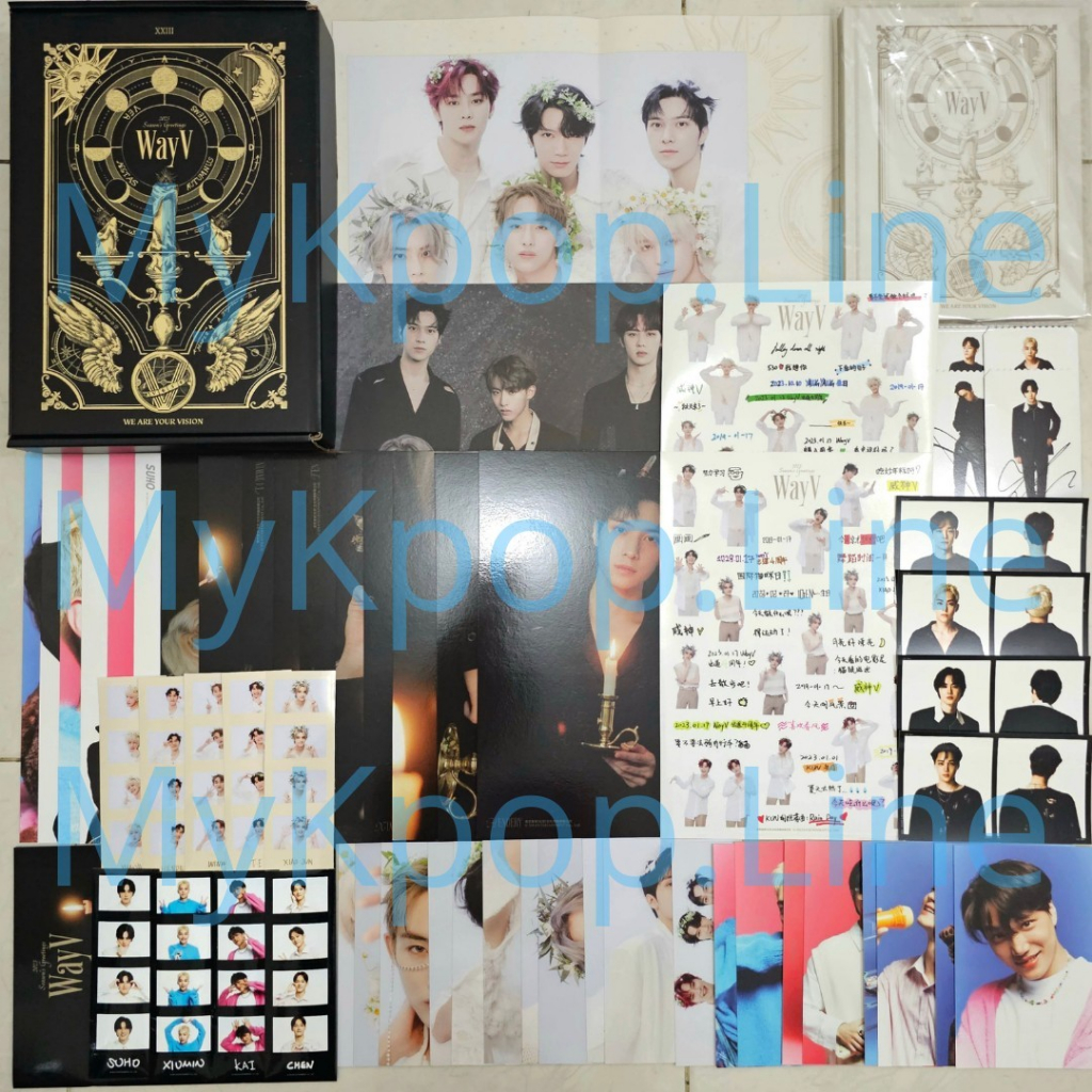 Seasons Greetings 2023 EXO WAYV SM SG 23 Ready SHaring Official Suho Chen XIumin D.O. Kai Sehun WInw