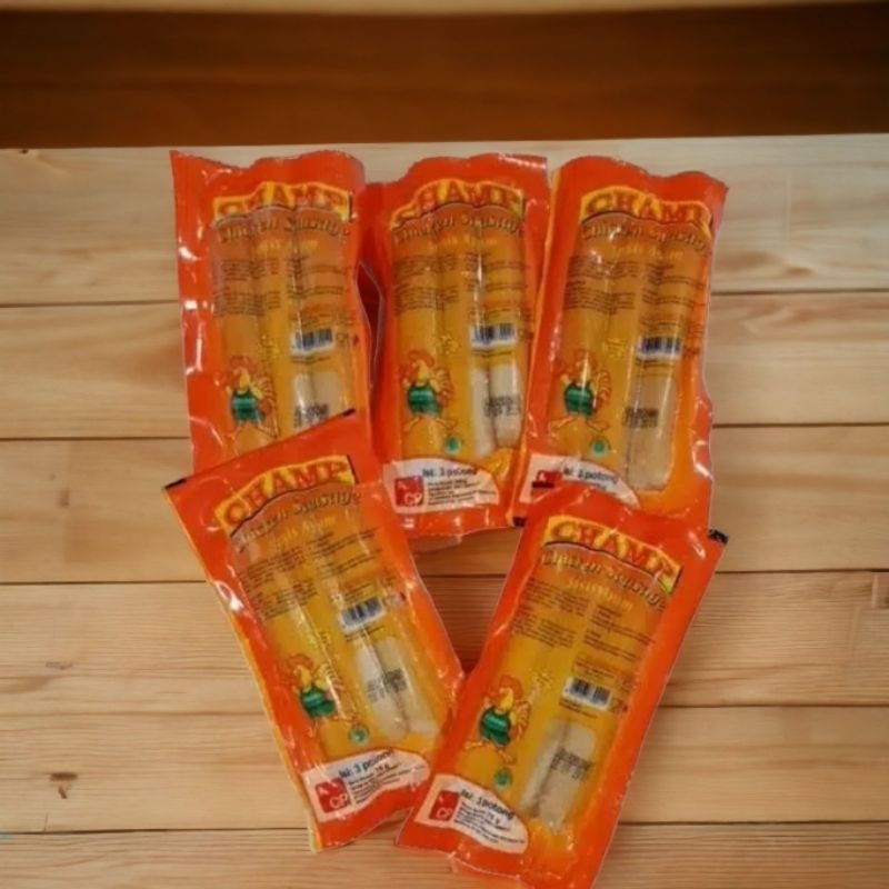 

RN_Frozen-Sosis Ayam Champ.Isi 3 potong/s. Ready