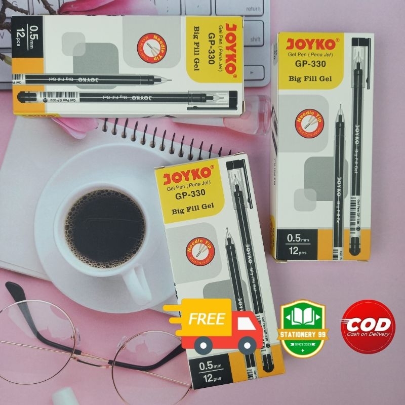 

GP 330 -pulpen Gel JOYKO GP-330/Big Fill Gel/Pen Gel/Pena/Ballpen