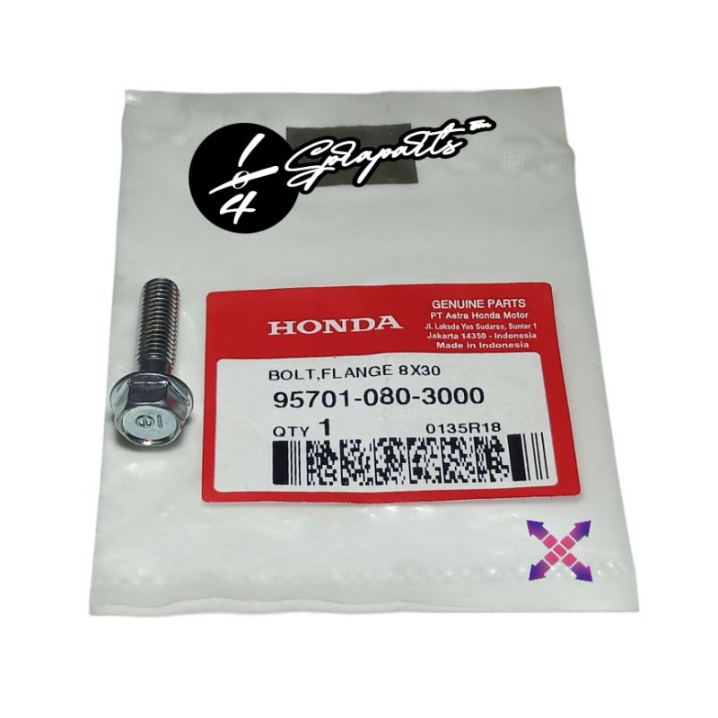 Bolt Flange 8x30 Original
