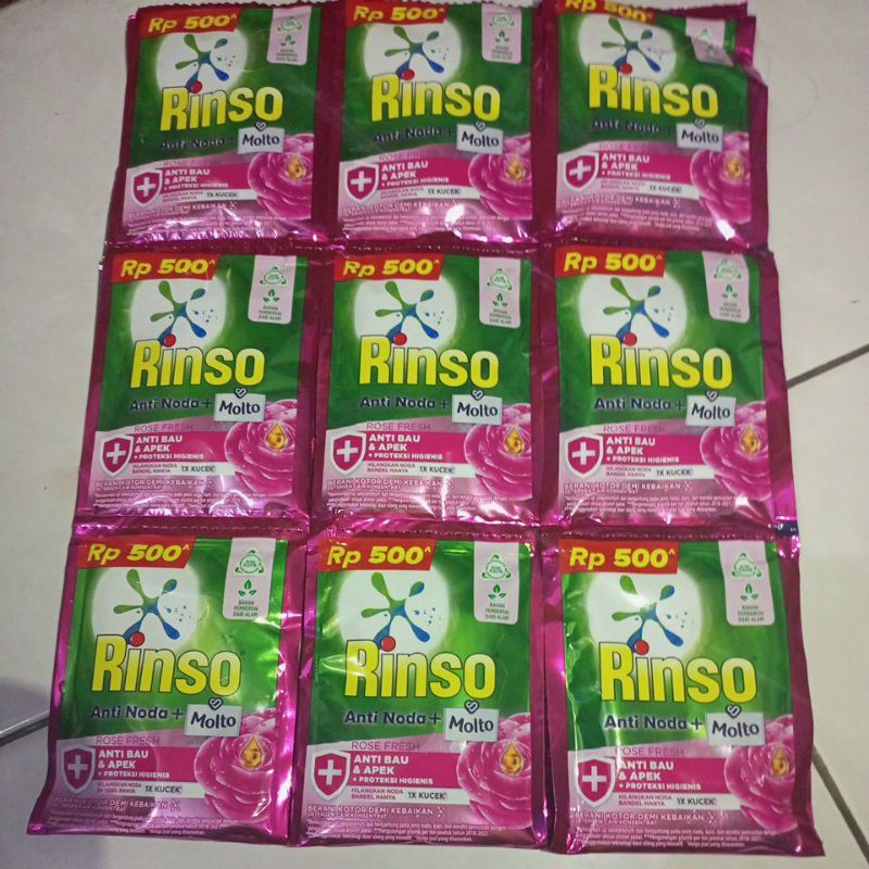 rinso cair sachet renceng