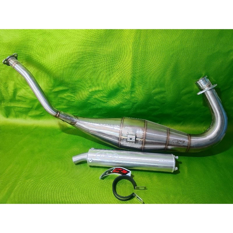 knalpot Rc3 ninja R SS RR cobra press silencer Tz premium