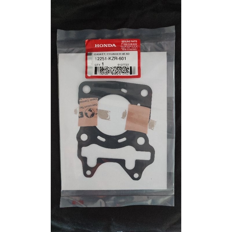 GASKET CYLINDER HEAD VARIO 125, GASKET CYLINDER HEAD KZR, PERPAK KOP VARIO 125