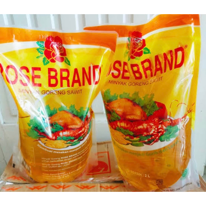 

Minyak goreng Rose Brand 2 liter