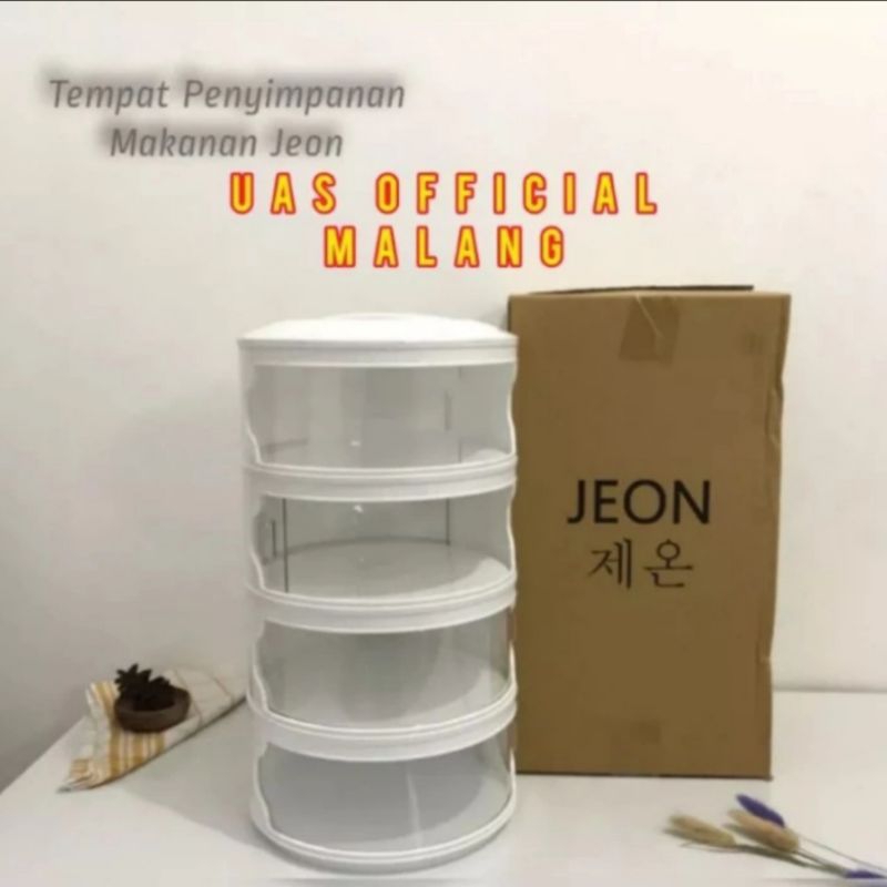 RAK MAKANAN 4 SUSUN JEON TUDUNG SAJI