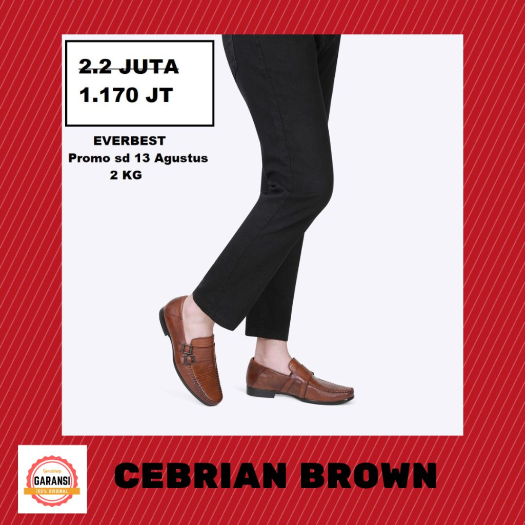 Sepatu Everbest Pria seri CEBRIAN Sale 100% Original Store