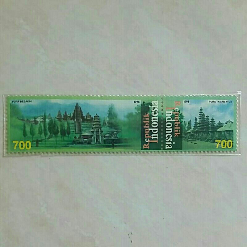 

(AB) Perangko Indonesia 1998 Pariwisata Setenant Pair Mint