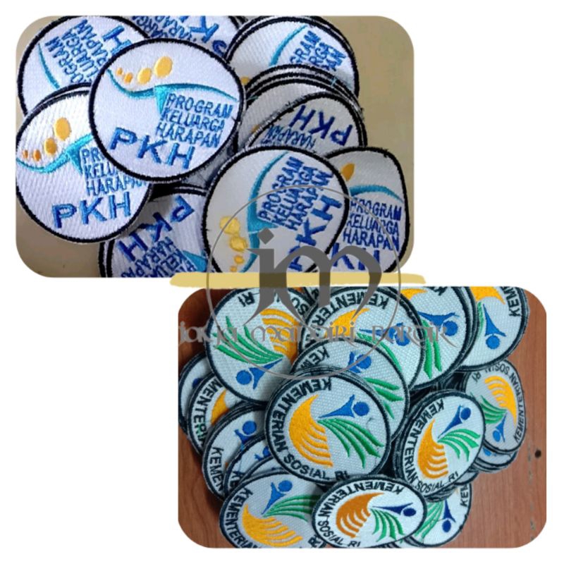 LOGO KEMESOS BULAT || LOGO PKH BULAT BORDIR