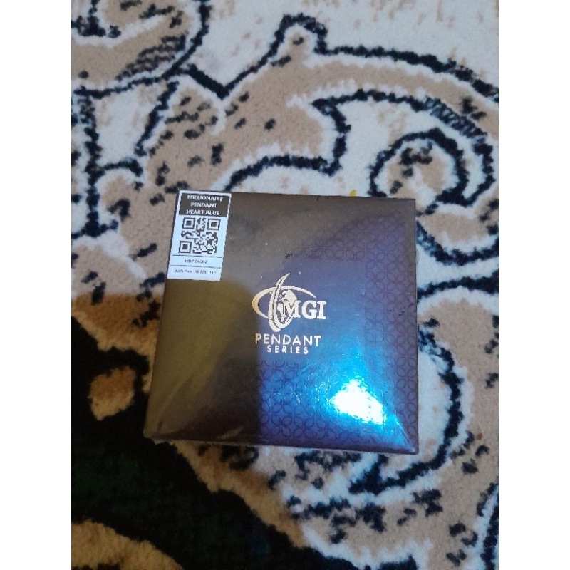 kalung love heart blue mci kalung kesehatan