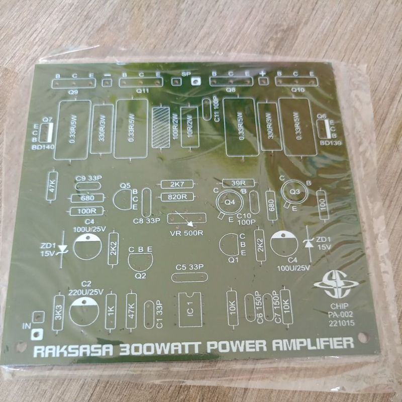 PCB Raksasa 300W Mono Power Amplifier Saturn PA 002