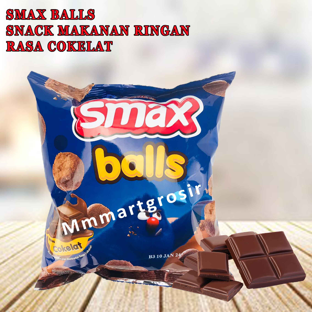 

Smax Balls / Chocolate Snack / Makanan Ringan / Choco Ball / 40gr