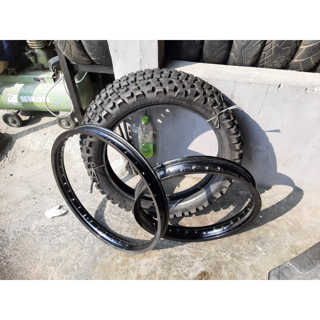 velk dan ban luar irc original copotan motor CRF 150 L Velg lingkar ori crf 150 L