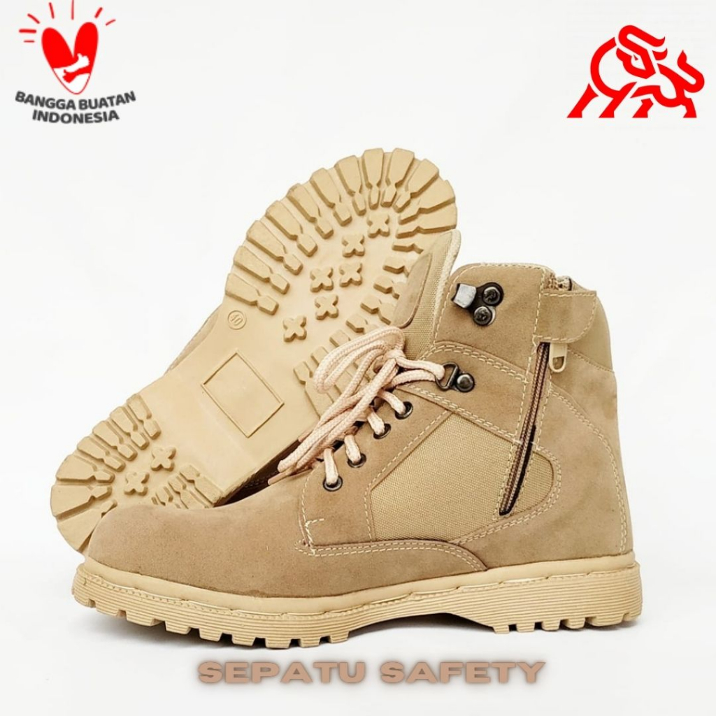 Sepatu wanita safety ujung besi