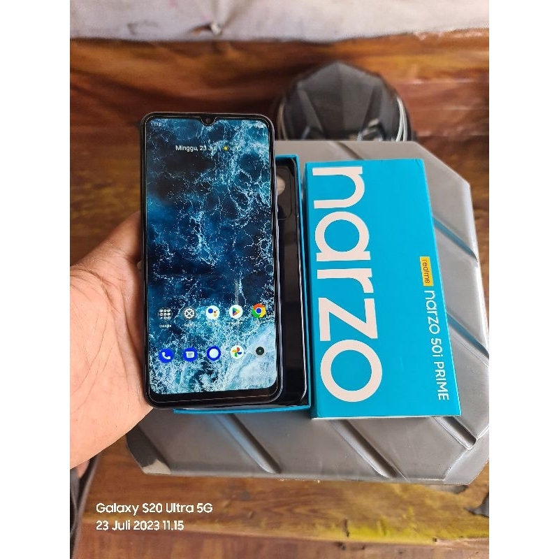 (SECOND) Realme Narzo 50i Prime ram 4/64 Fullset Segel