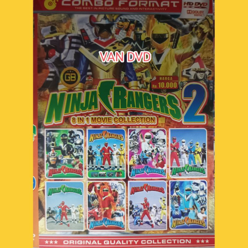 Kaset Koleksi Film Power Ranger Ninja Ranger 2