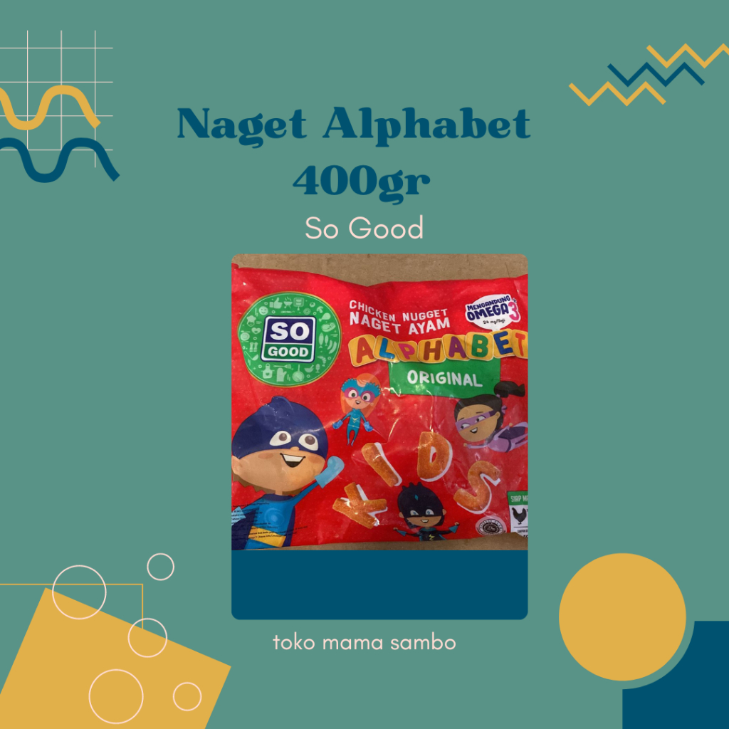 

So Good - 1 Pack Chicken Nugget Alphabet 400gr