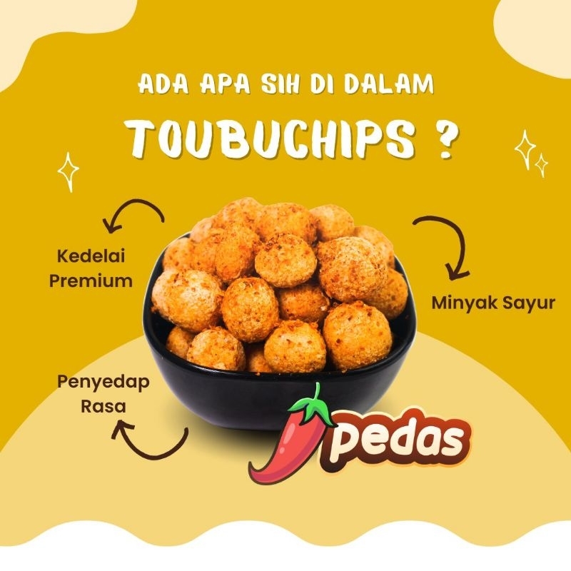 

Toubuchips Tahu bulet cemilan kekinian