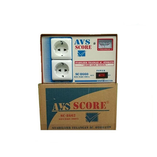 Stabilizer Listrik 500 Watt Score AVC 500 VA