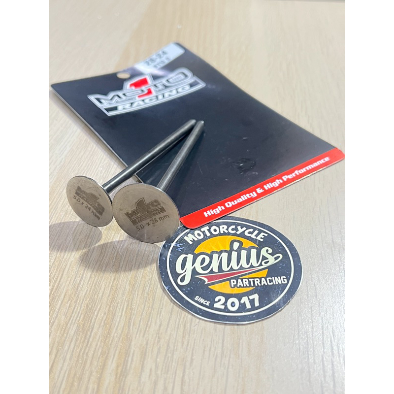 Klep Moto 1 - Payung Klep Racing 28-24 Batang 5 MM Original