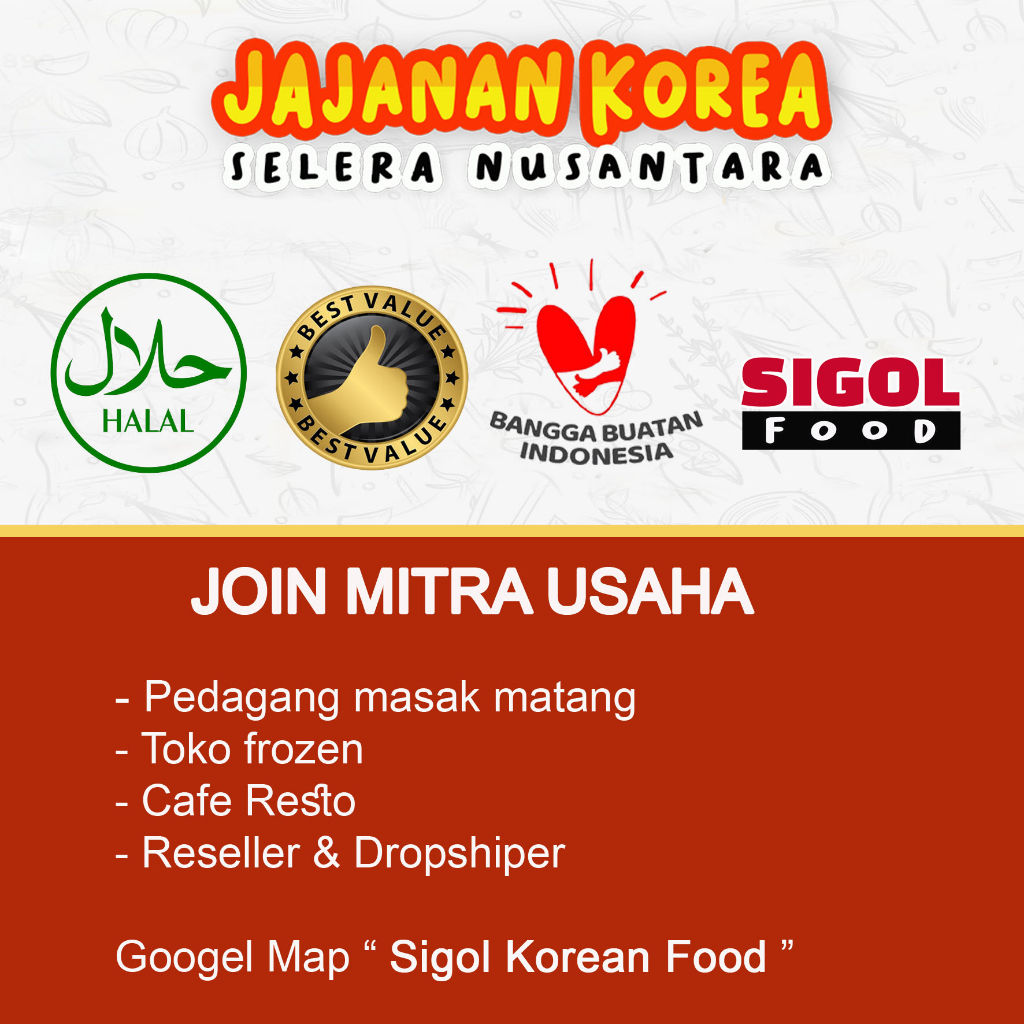 

Bumbu Saus Topokki 1kg-Saus Gochujang-Saus serbaguna-Saus Korea, bumbu Saos, saus sambal-Boncabe