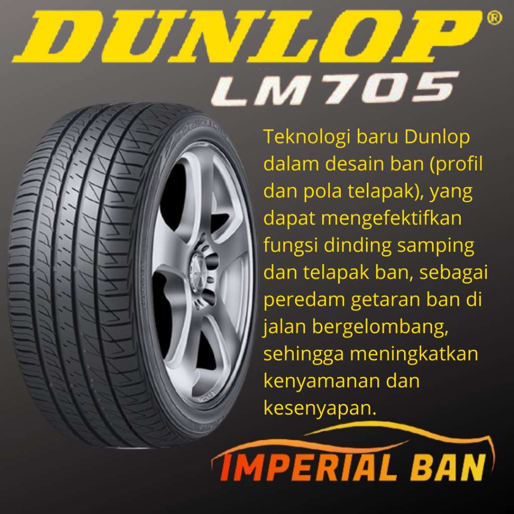 185/55 R16 Dunlop SP Sport LM705  Ban Mobil Jazz RS