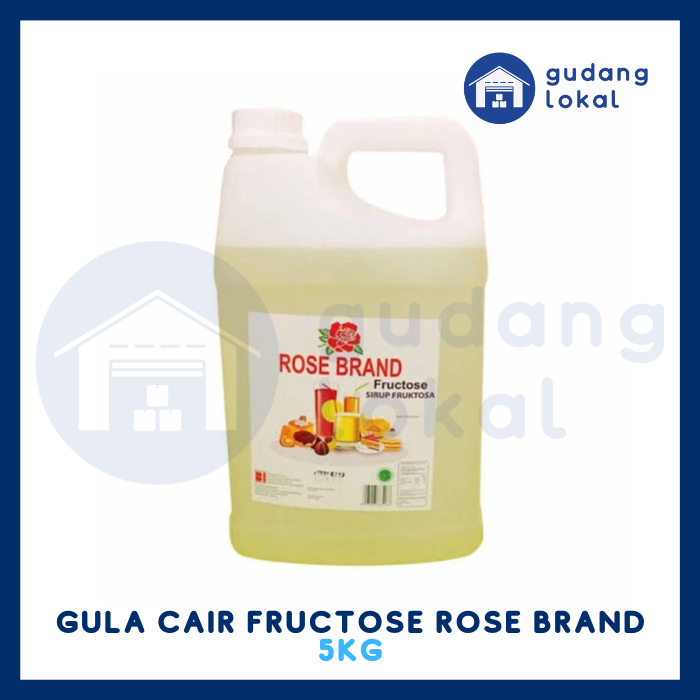 

Gula Cair Fructose Fruktosa Rose Brand 5Kg