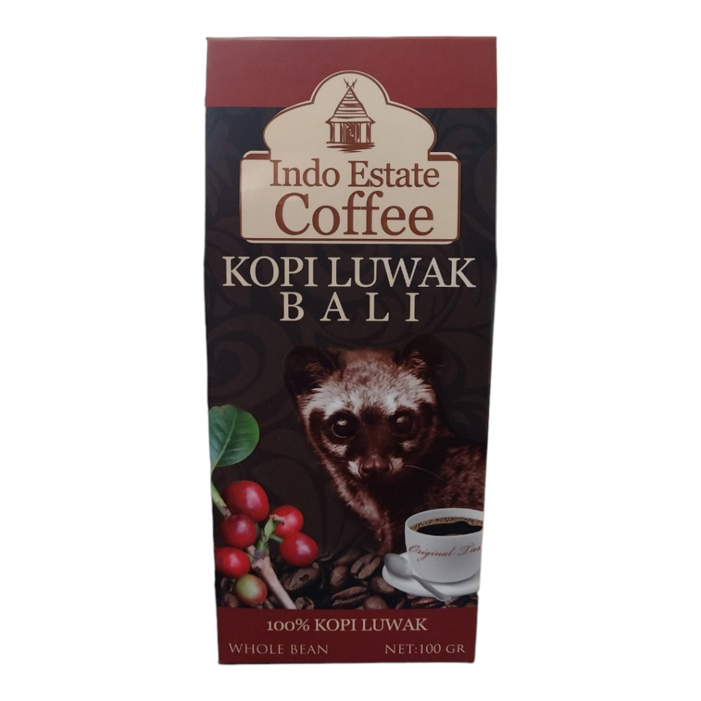 

Indo Estate Coffee Kopi Luwak Bali 100gr Whole Bean