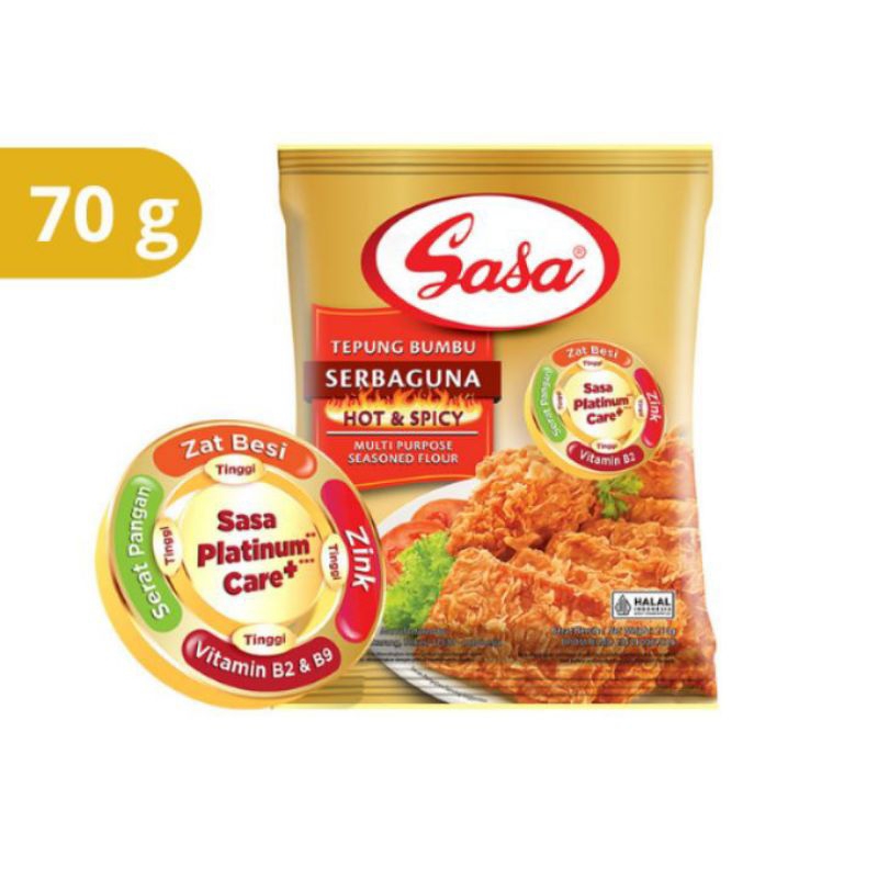 

Tepung bumbu Sasa 70 gr hot&spicy