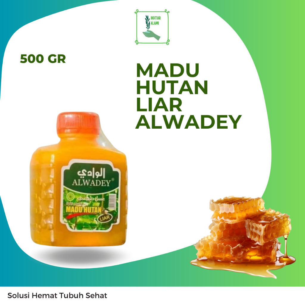 

Madu Hutan Liar Alwadi 500gr