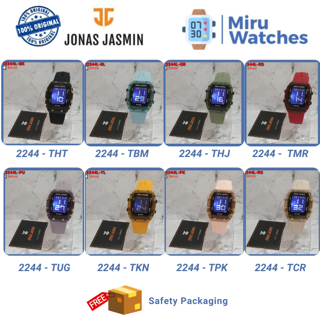 JONAS JASMIN JJ 2244 / JJ-2244 / JJ2244 Watch Jam Tangan Wanita ORIGINAL