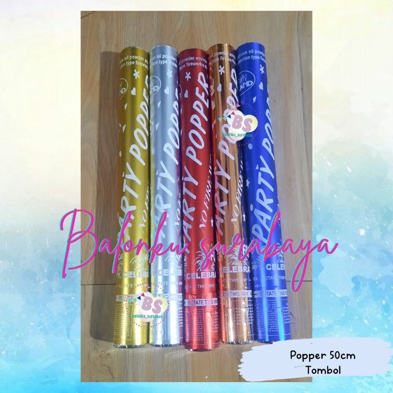 Confetti / confety /Party Popper tombol khusus jatim