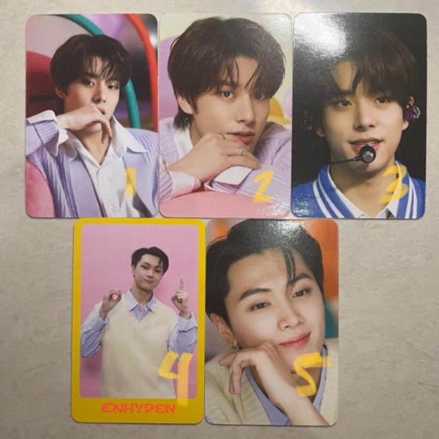 (OFFICIAL) ENHYPEN - DICON 102 JAKE JAY PHOTOCARD