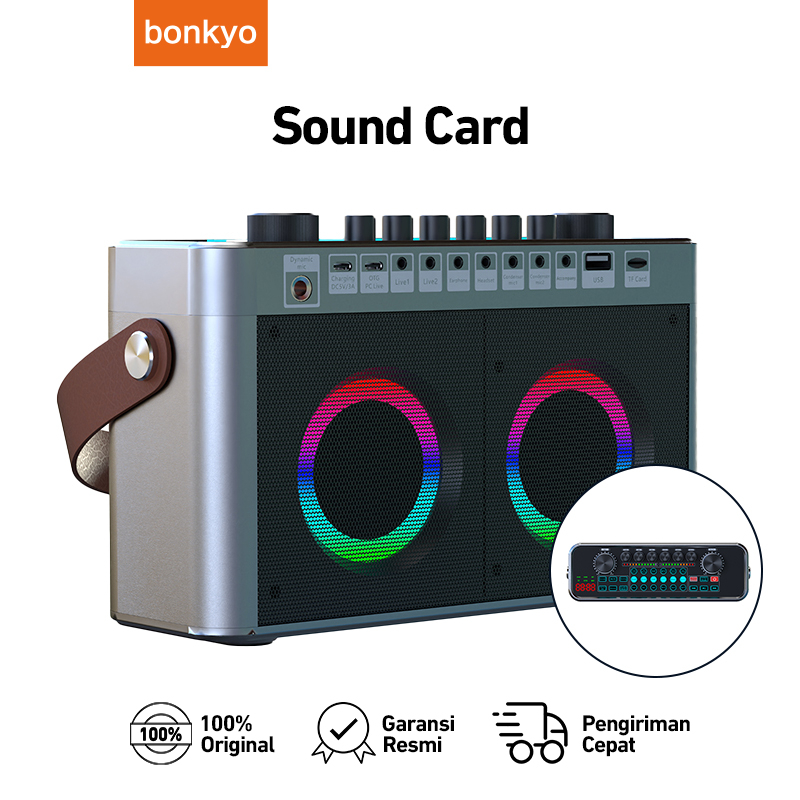 Bonkyo Sy9 Sound Card Audio All-In-One Machine Singing Live Professional Sound Card Set