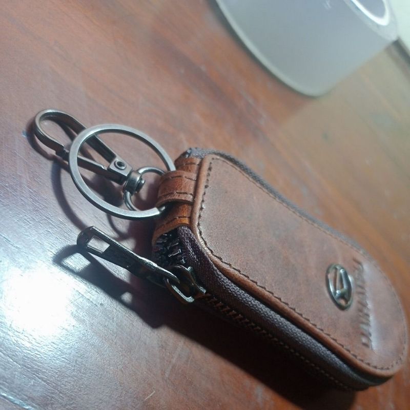 Gantungan kunci mobil kulit sapi 100%/gantungan kunci mobil berkualitas/gantungan kunci mobil bisa d